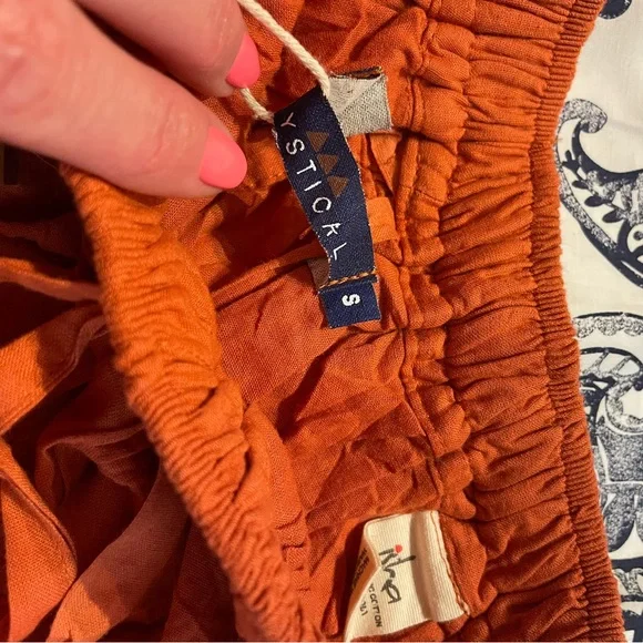 Vesti Rust Orange Pants - Picture 4 of 4